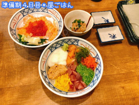 ファスティングダイエット準備期4日目の昼食